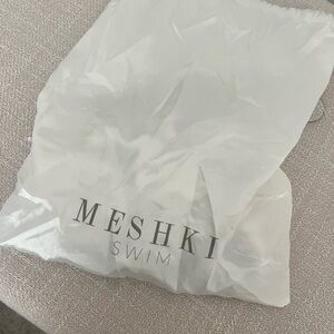 Meshki White Swim Bag
